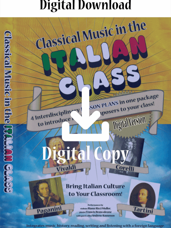 DIGITAL DOWNLOAD - Classical Music in the Italian Class